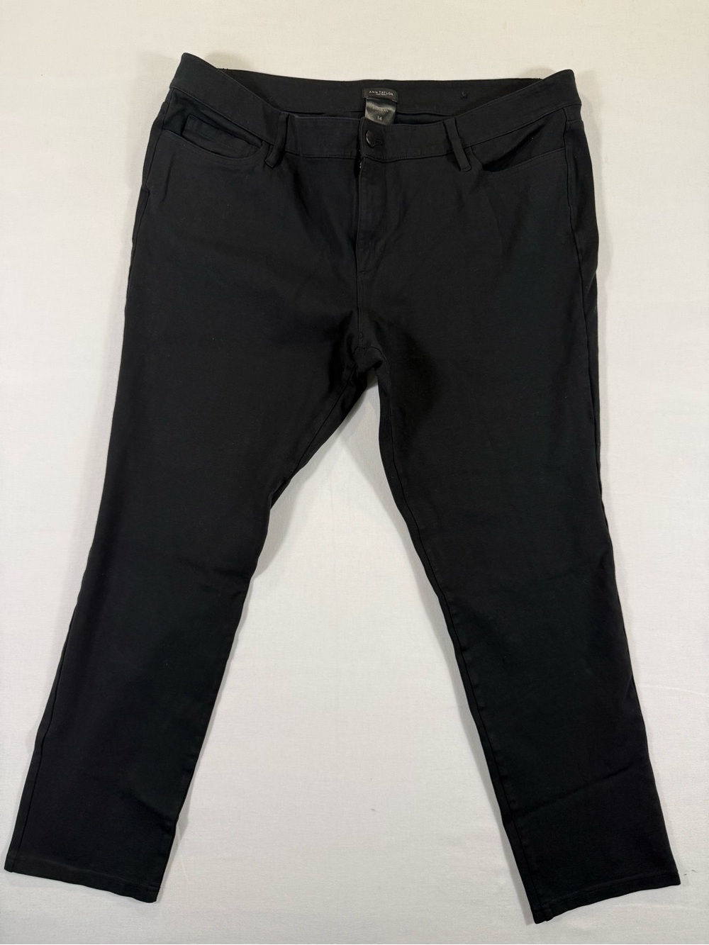 Ann Taylor Black Slim Ankle Pants